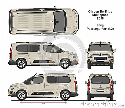 Citroen Berlingo Multispace Passenger Van L2 2018-present Editorial Stock Photo