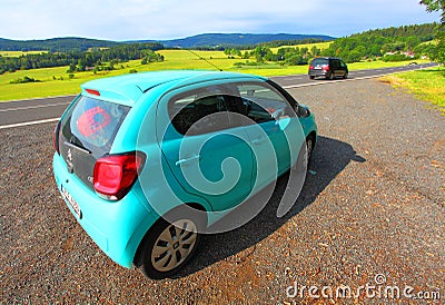 Citroen C1. Editorial Stock Photo