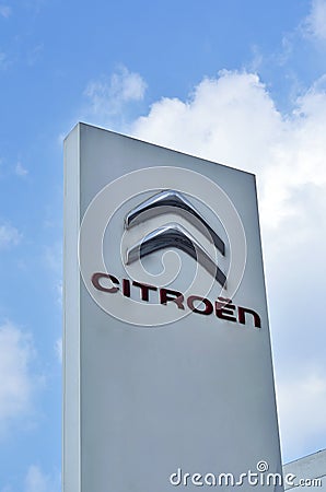 Citroen logo Editorial Stock Photo
