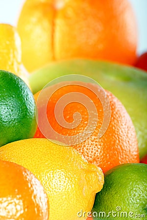 Citrus background Stock Photo