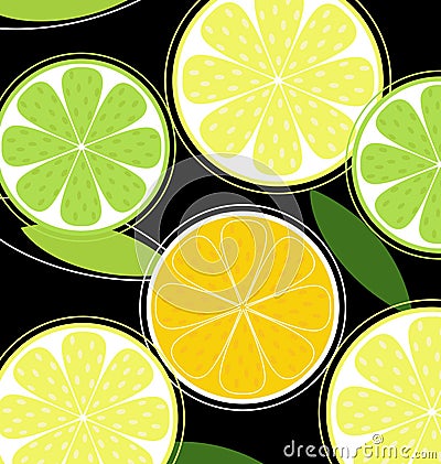 Citrus fruit Vector Illustration