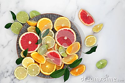 Immune Boosting Citrus Fruit Health Food Stock Photo