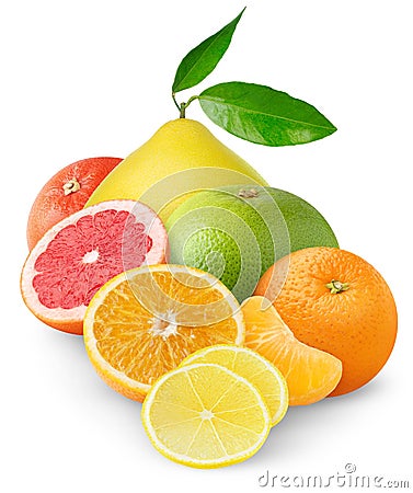 Citrus fruits Stock Photo