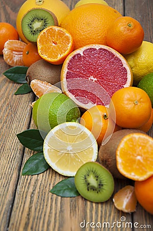 Citrus fruits Stock Photo