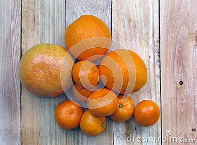 Citrus Fruits Salad Grapefruit Orange Tangerine Stock Photo