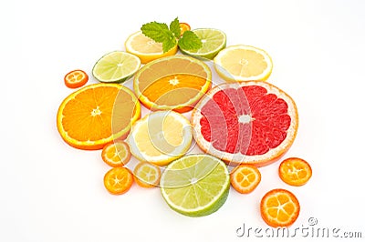 Citrus fruits Stock Photo