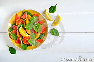 Citrus salad Stock Photo