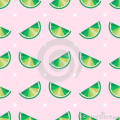 Citrus seamless pattern. lime slices, seamless pattern. tropical fruits print Stock Photo