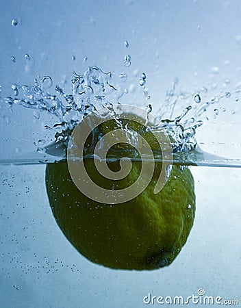 Citrus splash Stock Photo