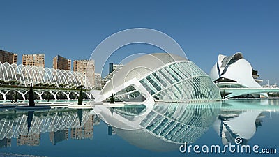 The City of Arts and Sciences in Valencia (Spain) Editorial Stock Photo