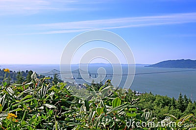 City of Astoria Oregon Stock Photo