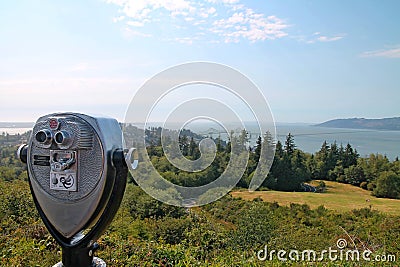 City of Astoria Oregon Stock Photo