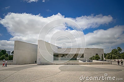 FÃ¡tima, modern church in a small Portuguese town, a place of Catholic pilgrimage Editorial Stock Photo