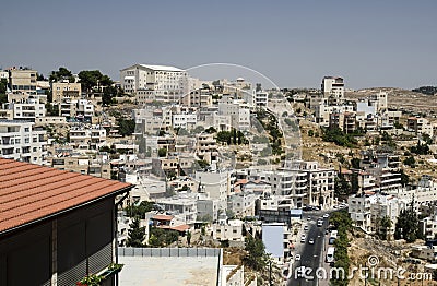 City of Bethlehem, general view panorama Stock Photo