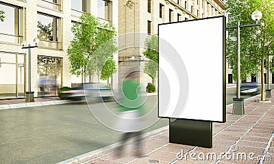 city billboard mockup Stock Photo