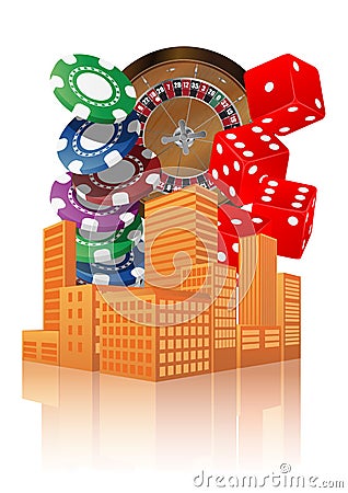 City casino Stock Photo