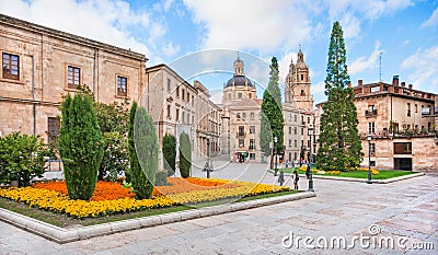 City center of Salamanca, Castilla y Leon region, Spain Stock Photo