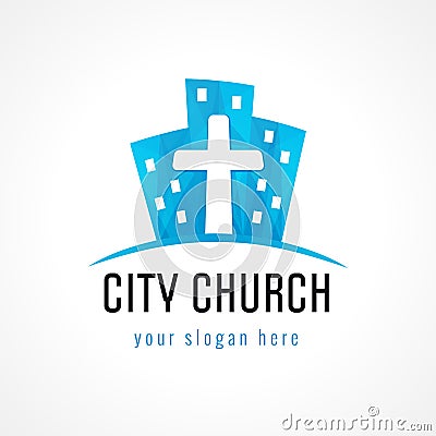 City church logo Vector Illustration