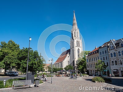 City church of St. Maximi in Merseburg in germany Editorial Stock Photo