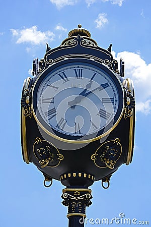 City Clock Stock Photo