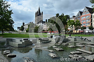 City of Cologne in Germany Stock Photo