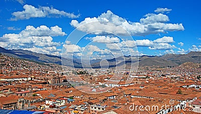 City of cuzco Stock Photo