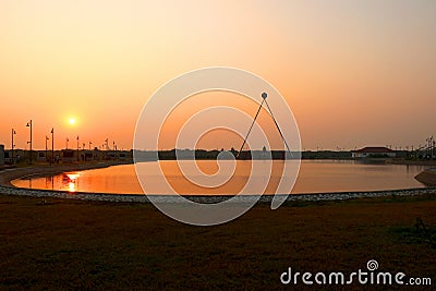 view Statue of Mahatma Gandhi Stock Photo