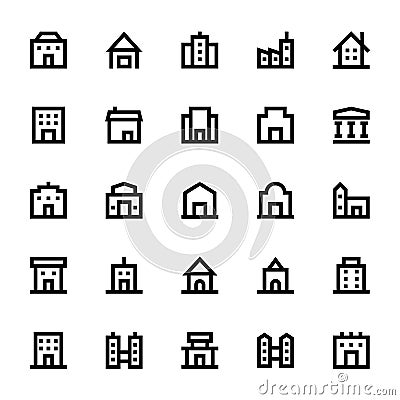 City Elements Vector Icons 2 Stock Photo