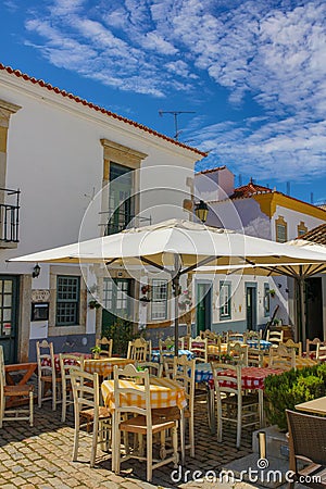 Faro beach in Algarve Portugal Editorial Stock Photo