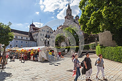 City Festival in Sigmaringen,Germany Editorial Stock Photo