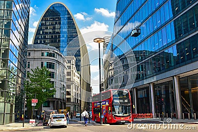 The City of London, UK Editorial Stock Photo