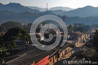 City of Gracias in Honduras Stock Photo