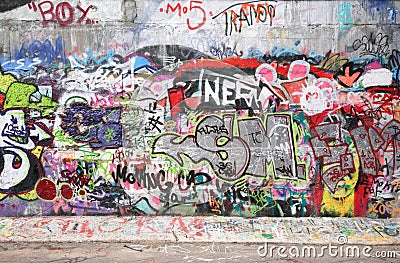 City graffiti Stock Photo