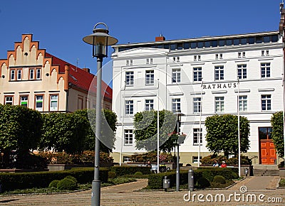 City hall in Bergen Germany Editorial Stock Photo