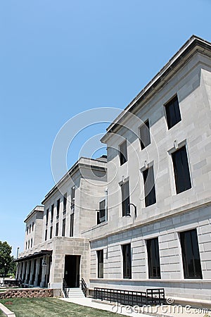 City Hall-Cedar Rapids, Iowa Stock Photo