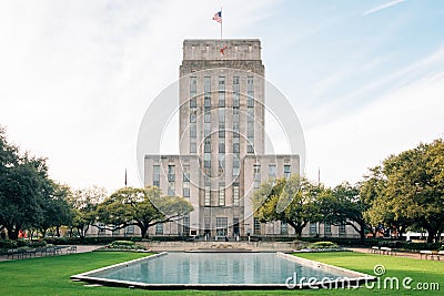 City Hall, in downtown Houston, Texas Stock Photo