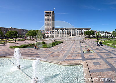 City hall of Le Havre in Normandy, France Stock Photo