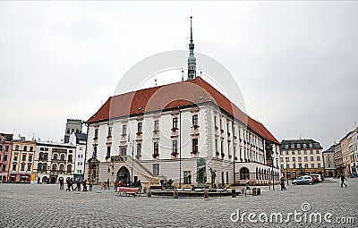 City Hall in Olomouc, Czech Republic, Europe Editorial Stock Photo