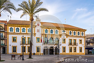 City hall at the place of Constitution in Dos Hermanas town near Sevilla - Spain Stock Photo