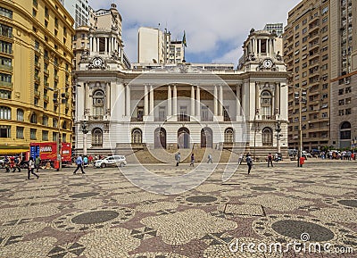 City Hall in Rio de Janeiro Editorial Stock Photo