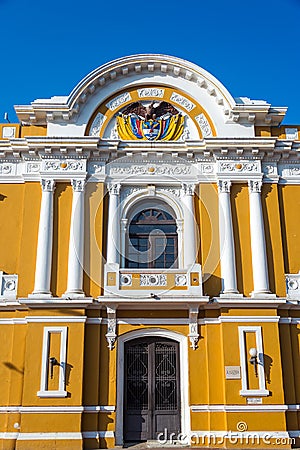 City Hall of Santa Marta Stock Photo