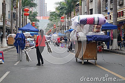 City hawkers Editorial Stock Photo