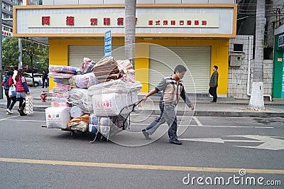 City hawkers Editorial Stock Photo