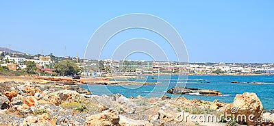 City of Hersonissos. Stock Photo