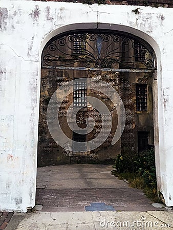 The City Jail, Charleston, SC. Editorial Stock Photo