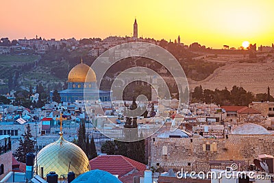 City of Jerusalem, Israel. Stock Photo