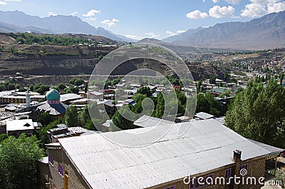 City of Kargil in Ladakh, India Stock Photo