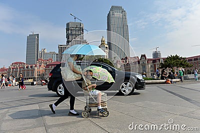 City landscape tianjin Editorial Stock Photo