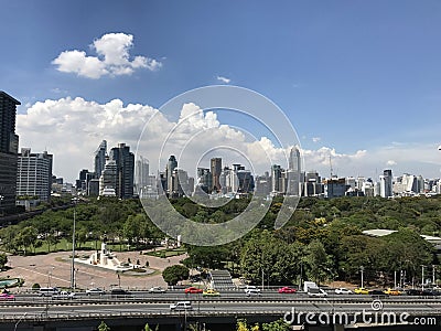 City landscape Editorial Stock Photo