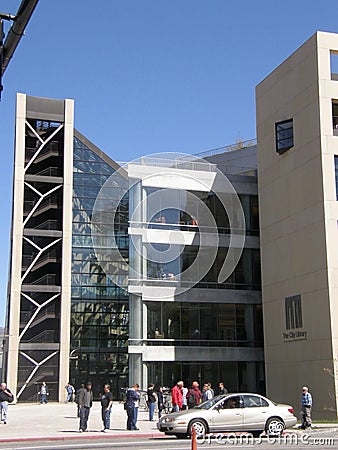 The City Library, Salt Lake City, Utah Editorial Stock Photo